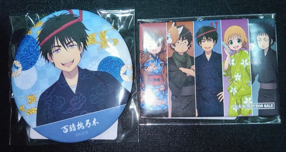 出禁のモグラ　グリッター缶バッジ　お祭り