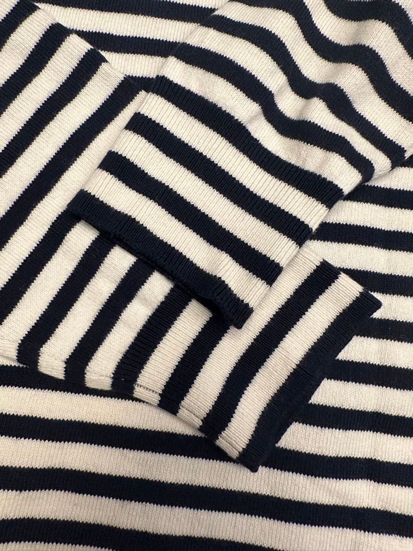 パーリーゲイツ　メンズ　ハイネックニット　ボーダー　サイズ4