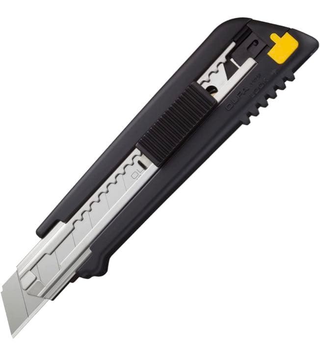 未開封品！ OLFA オルファ 連発式 大型 カッター ブラック黒 ダブルロック