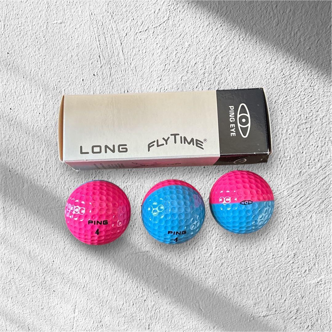 K*2様 新品⭐︎PING LONG FLYTIME ゴルフボール 3個セット