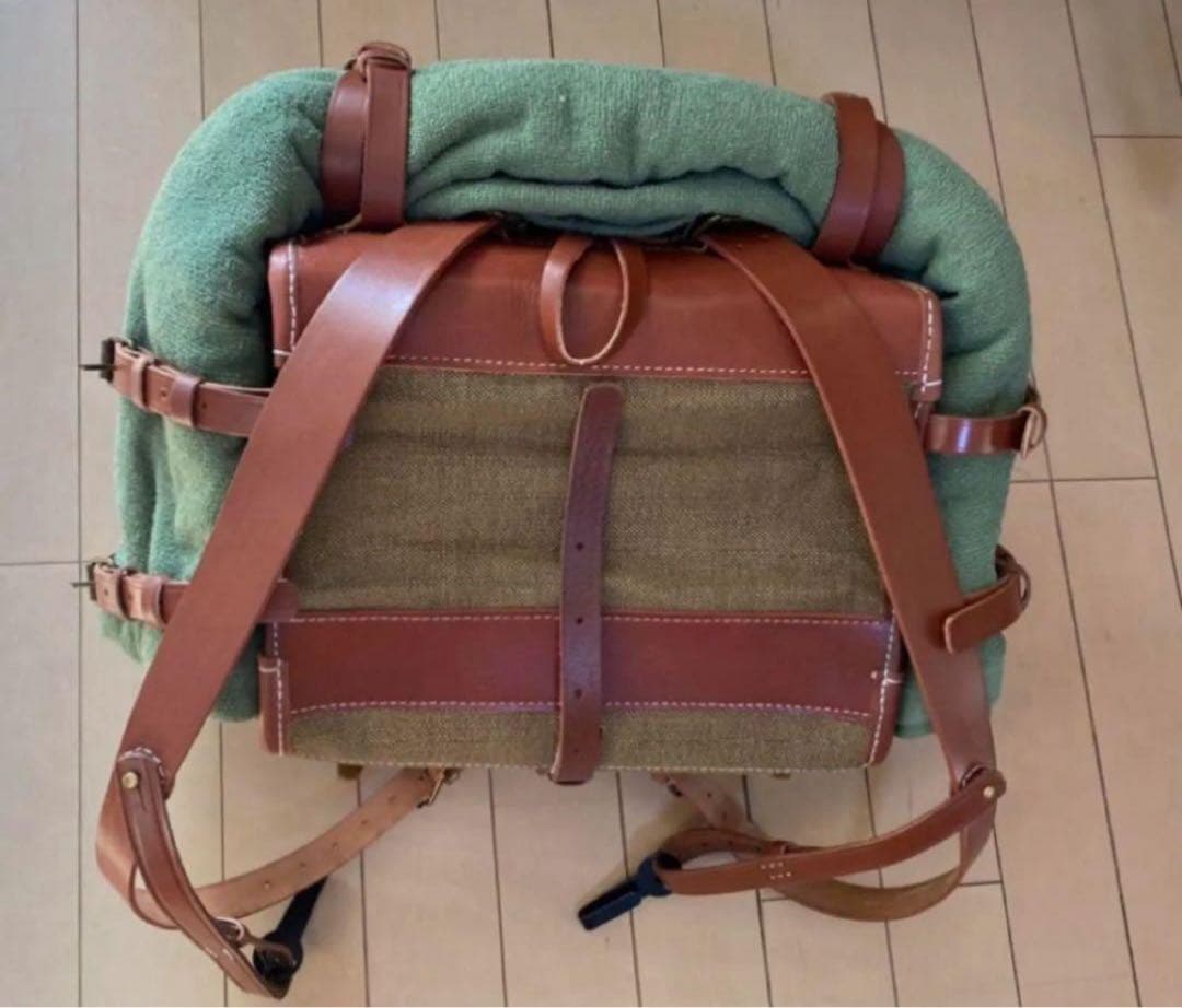 ★アカリ★日本軍　昭五式背嚢 昭5式装備 （複製品）、飯盒、代用毛布付き