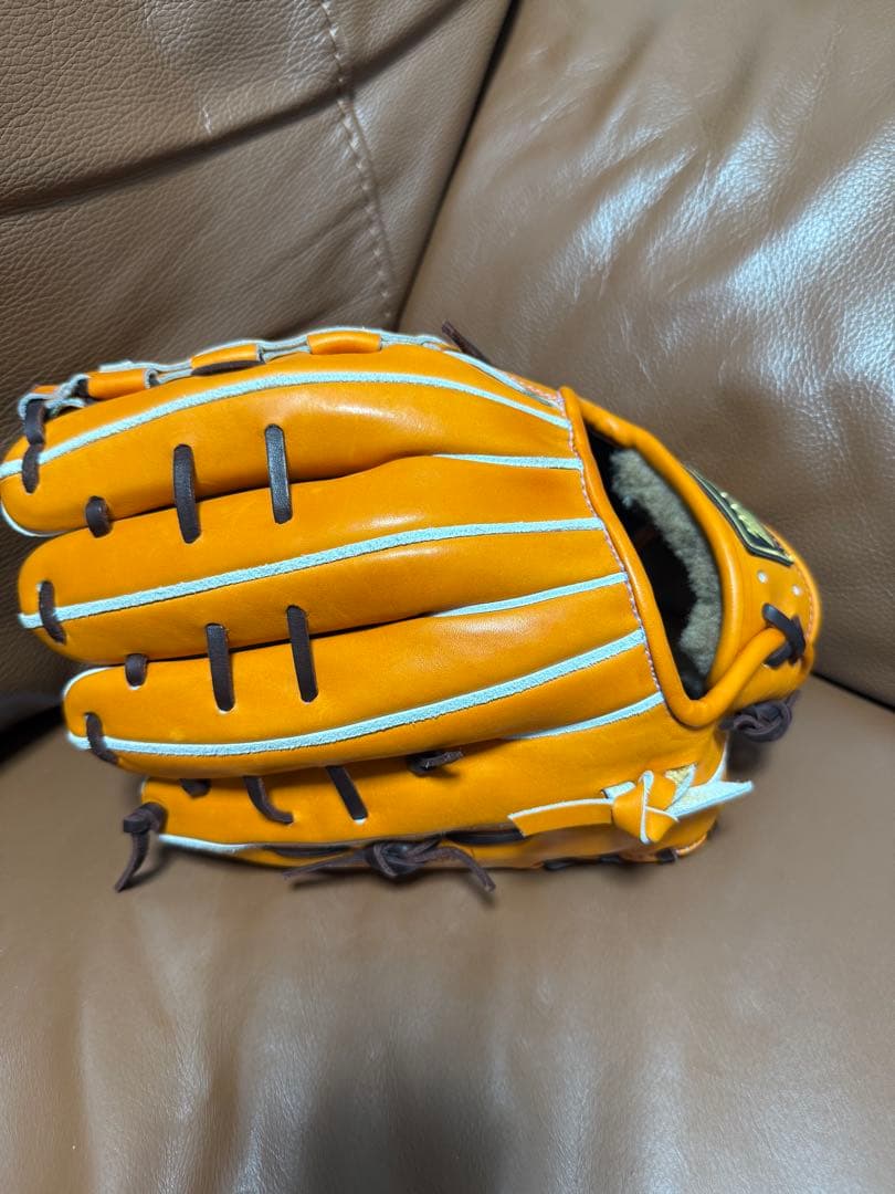 ZETT 硬式源田モデル　プロ担当者型付け済み