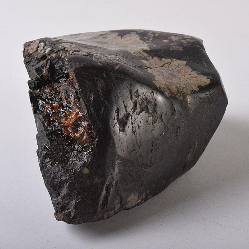 天然石　鑑賞石　菊花石　置物　重さ約788g　V　R8599