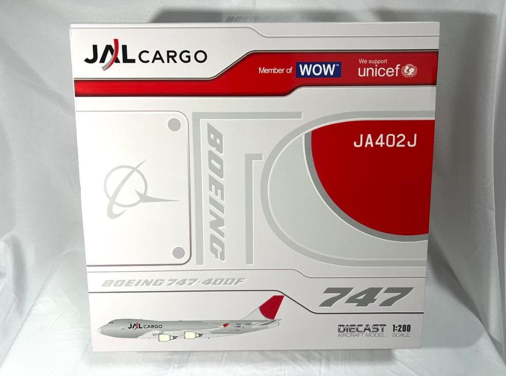 JC Wings 日本航空 JAL Cargo 1:200 JA402J