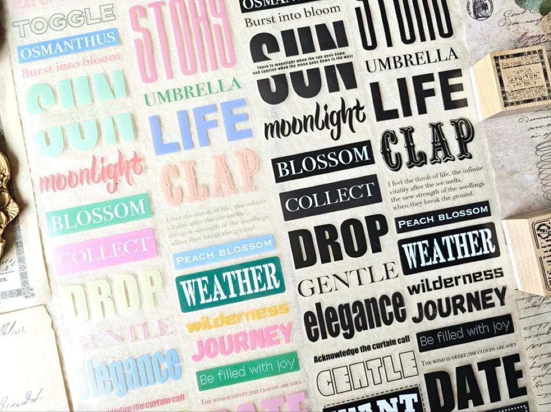 醒醒文创《初春物语》海外マスキングテープ　マステ 【2439】