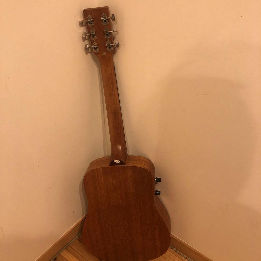 アコースティックミニギター 6弦 ナチュラルウッド