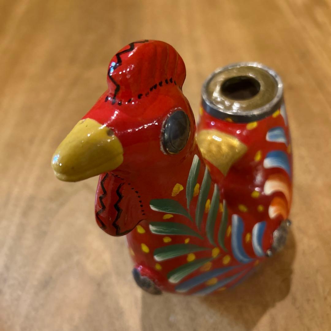 ポルトガル　ビンテージ　ニワトリ花瓶