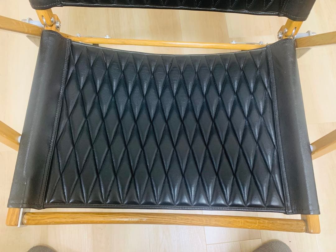 カーミットチェア同規格 ・レザーシート ・レッグエクステンション付き