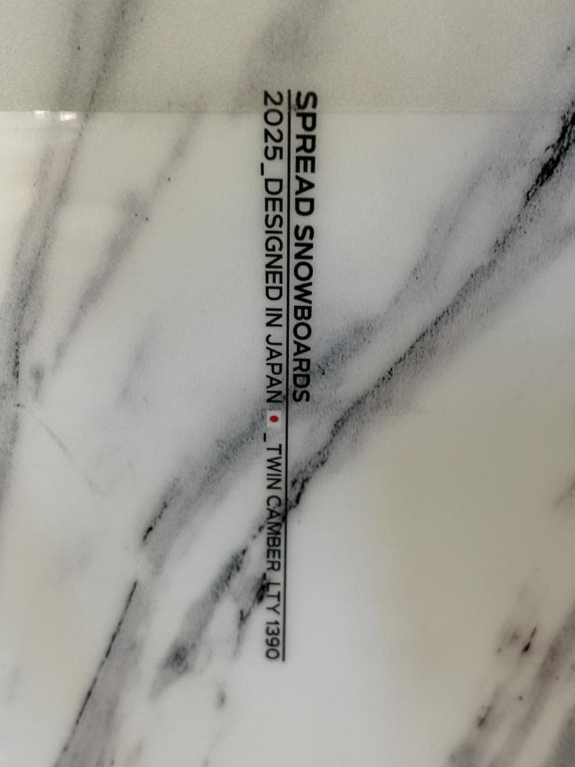 25-26モデル SPREAD LTY 139 スプレッド スノーボード 板