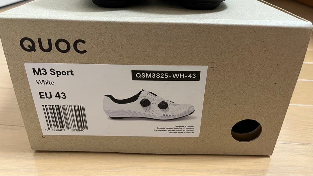 QUOC M3-sport ホワイト サイズ43