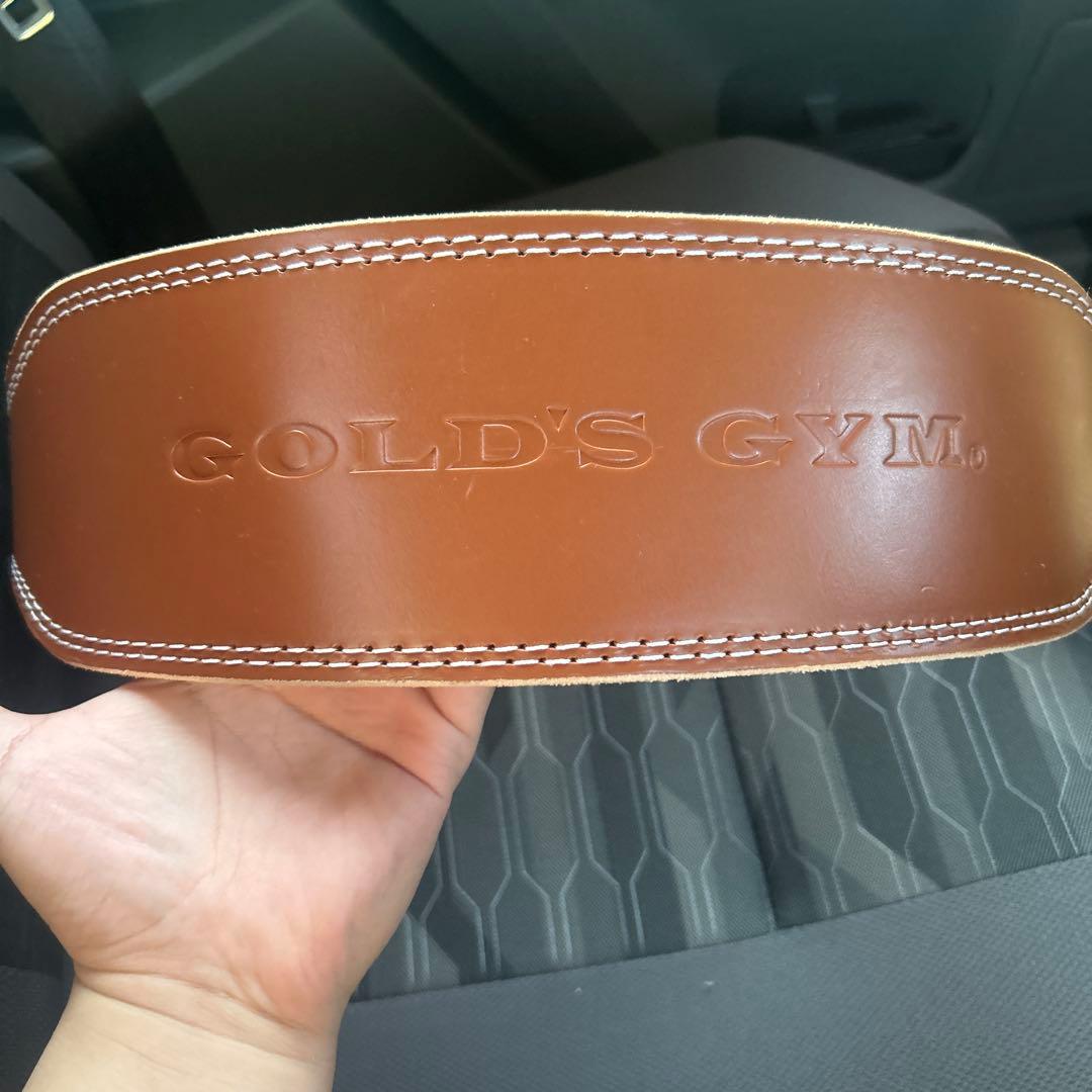 GOLD’S GYM G3324 プロレザーベルト／ほぼ未使用級