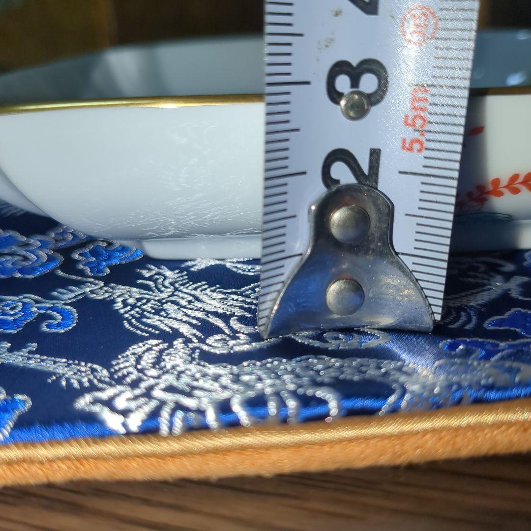 深川製磁　宇佐神宮　花瓶　飾り皿　２点セット　皿立て付き