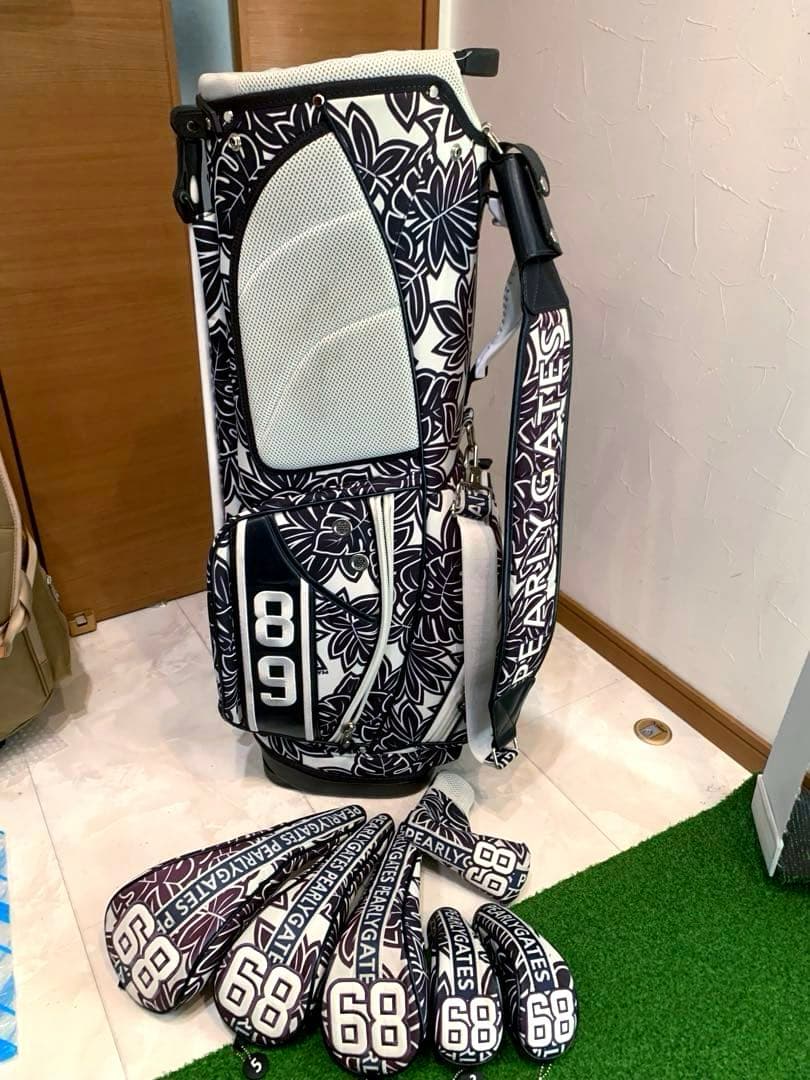 正規品　パーリーゲイツ　スタンドキャディバッグ　ヘッドカバーセット　ユニセックス
