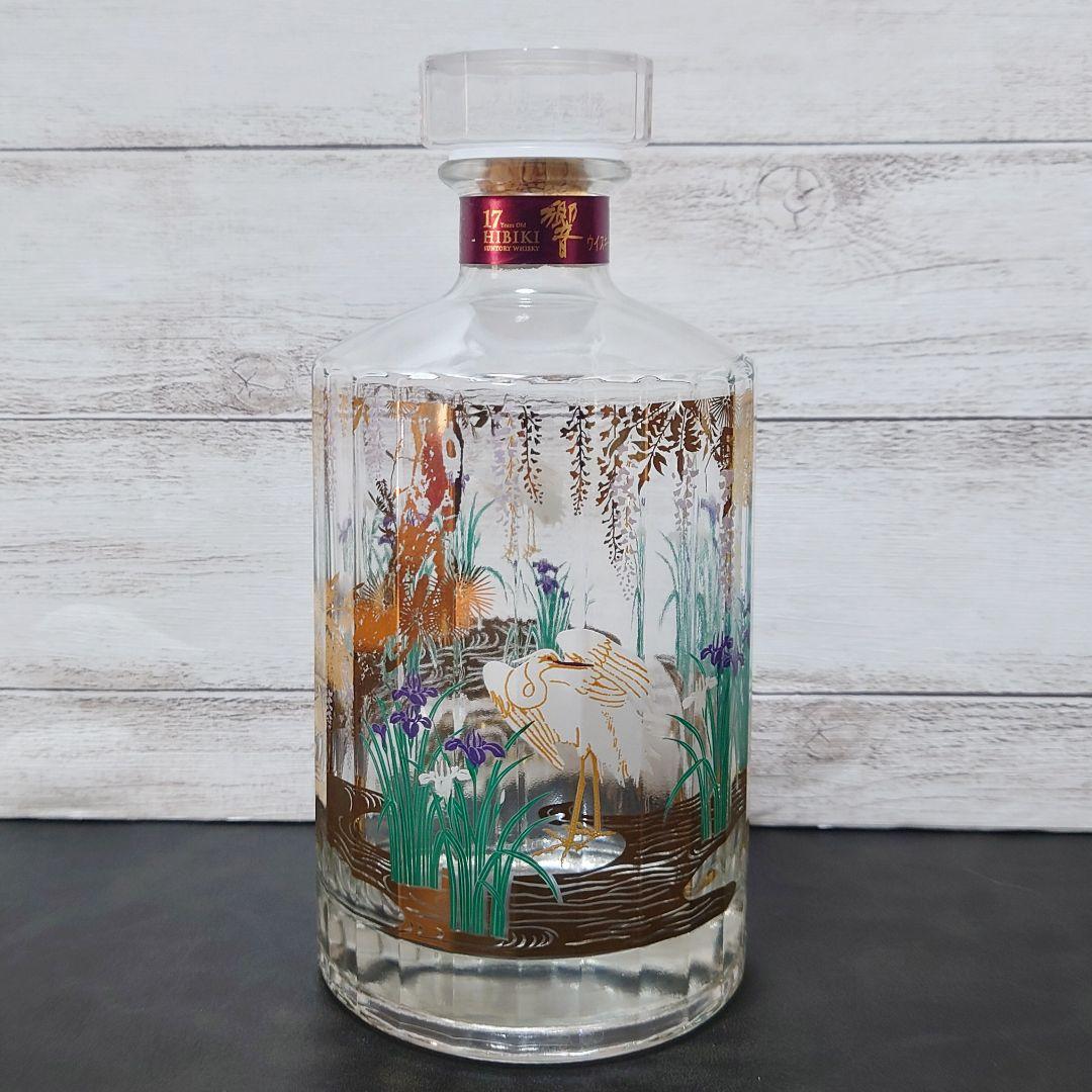 【空瓶】サントリーウィスキー 響17年 意匠ボトル 白鷺