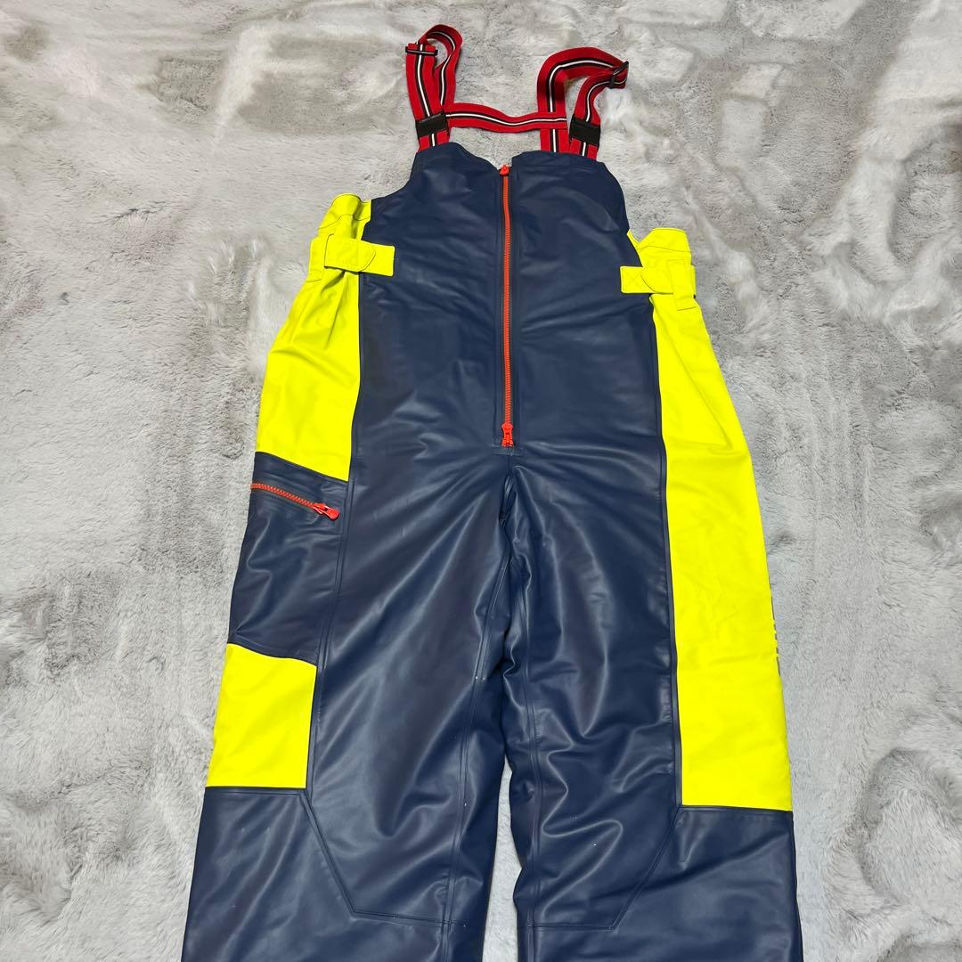 美品　シマノ　RB-035N マリンコールドウェザースーツネイビー/イエロー　Ｌ