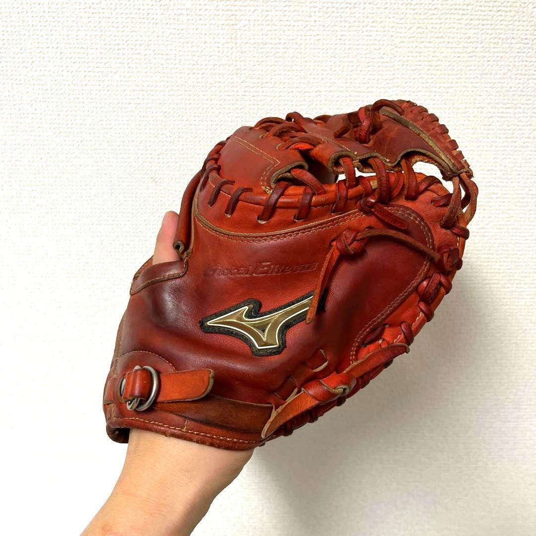 632 ミズノ グローバルエリート 型抜群 即戦力 軟式少年 キャッチャーミット