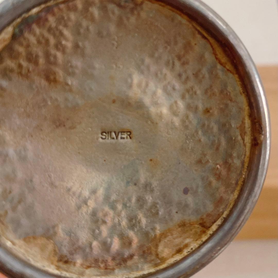 香炉　銀製　お香立て　silver 時代物　置物