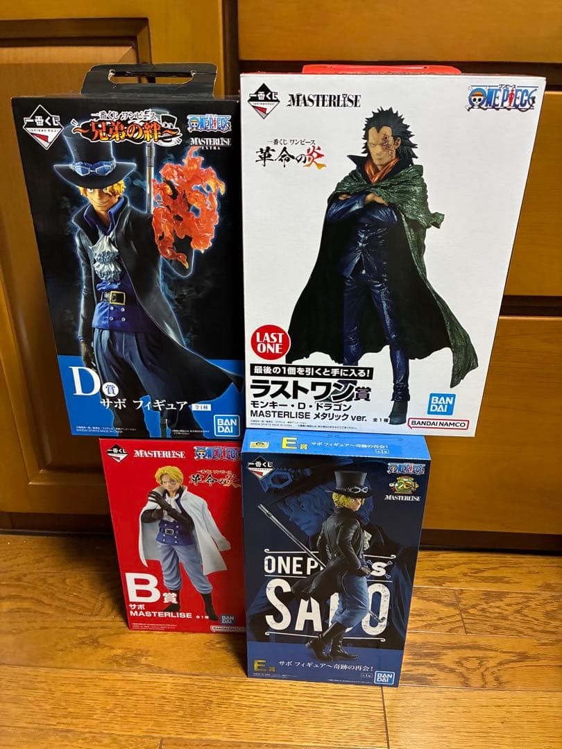 未開封　一番くじ　サボ　ドラゴン　フィギュア　4体セット