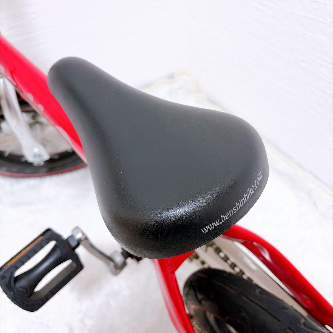 Henshin へんしんバイク　ピンク　12インチ　子供用自転車