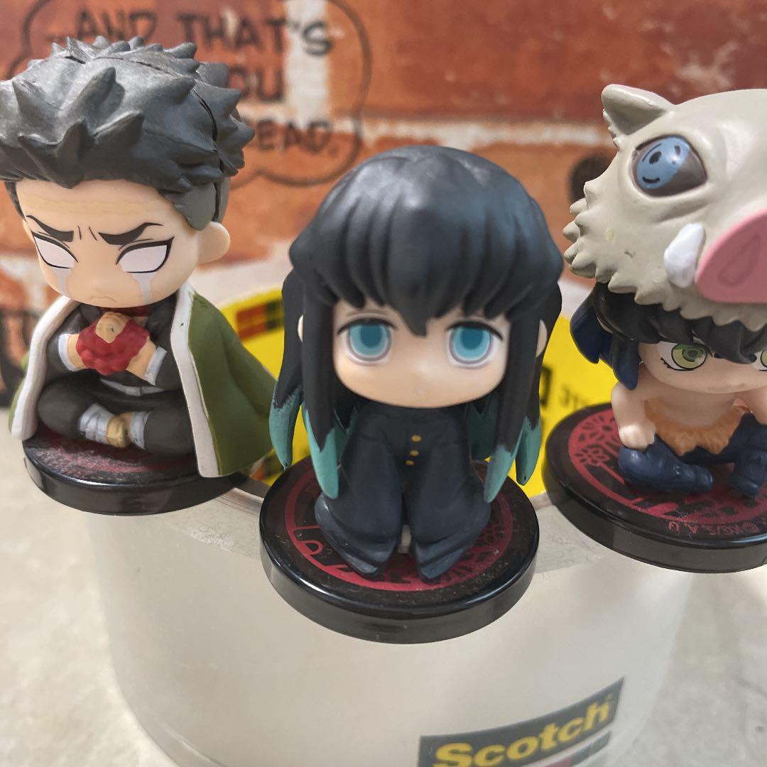 鬼滅の刃 すわらせ隊3種＆時透無一郎ソフビ