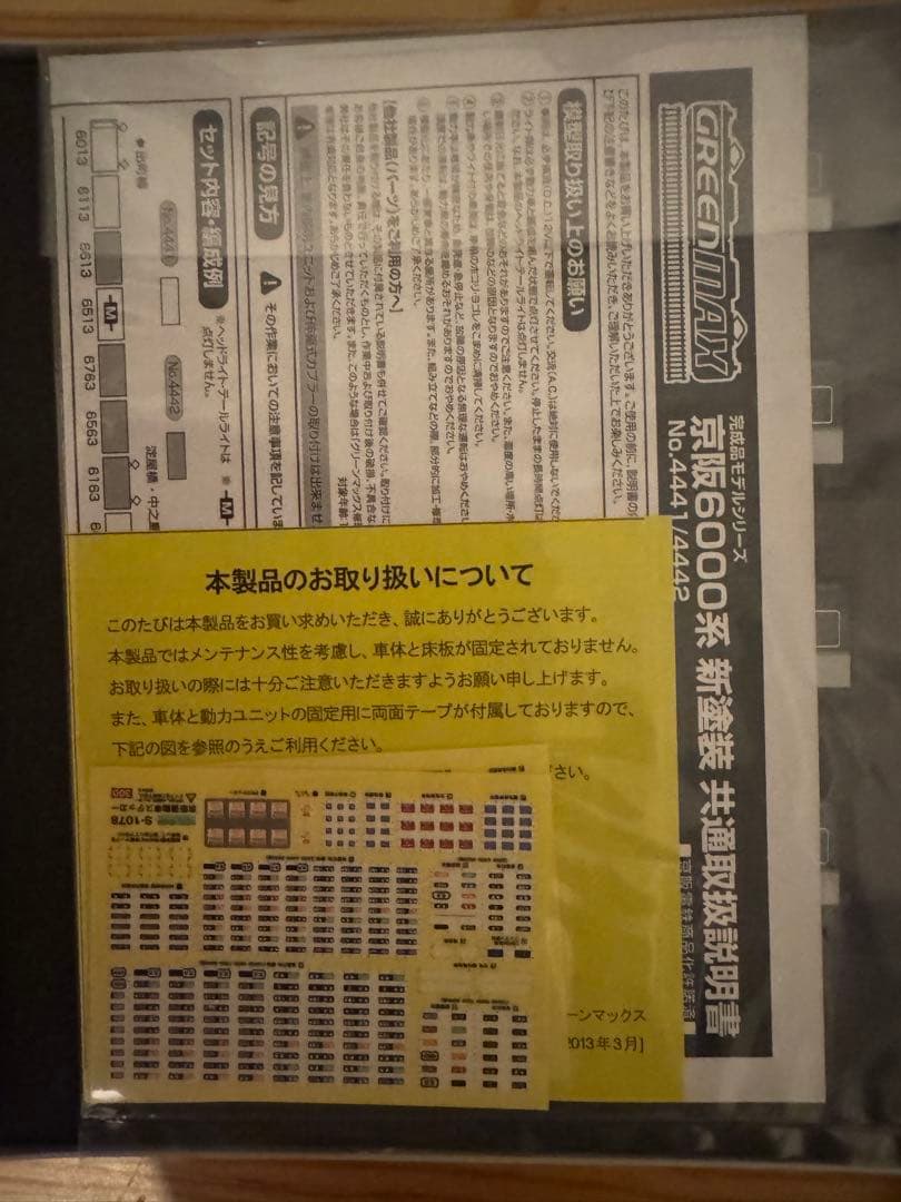 [開封済 新品] グリーンマックス 4442 京阪6000系 4両増結 Nゲージ