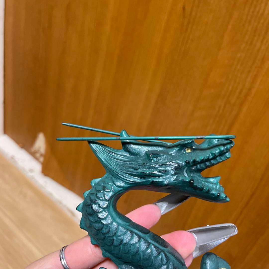 龍 昇龍 正義 金属 金属工芸 置物 オブジェ インテリア