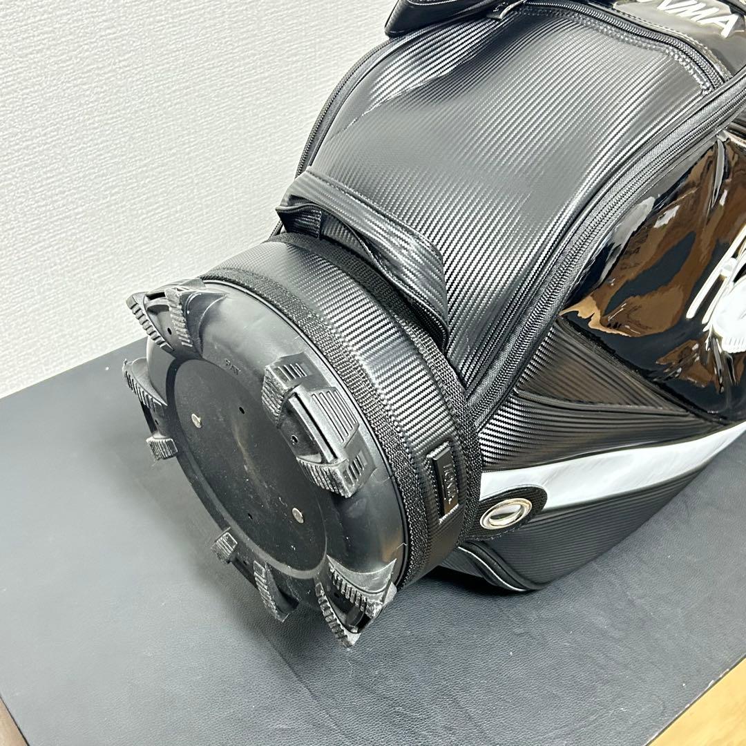 ホンマ HONMA キャディバッグ ブラック 9型フード付 綺麗め