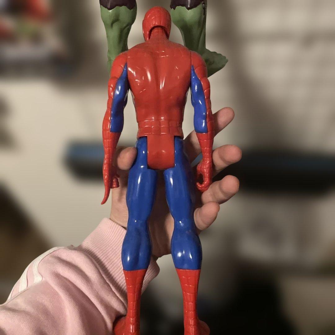 激レア！ハルクとスパイダーマン フィギュアセット　手足可動式