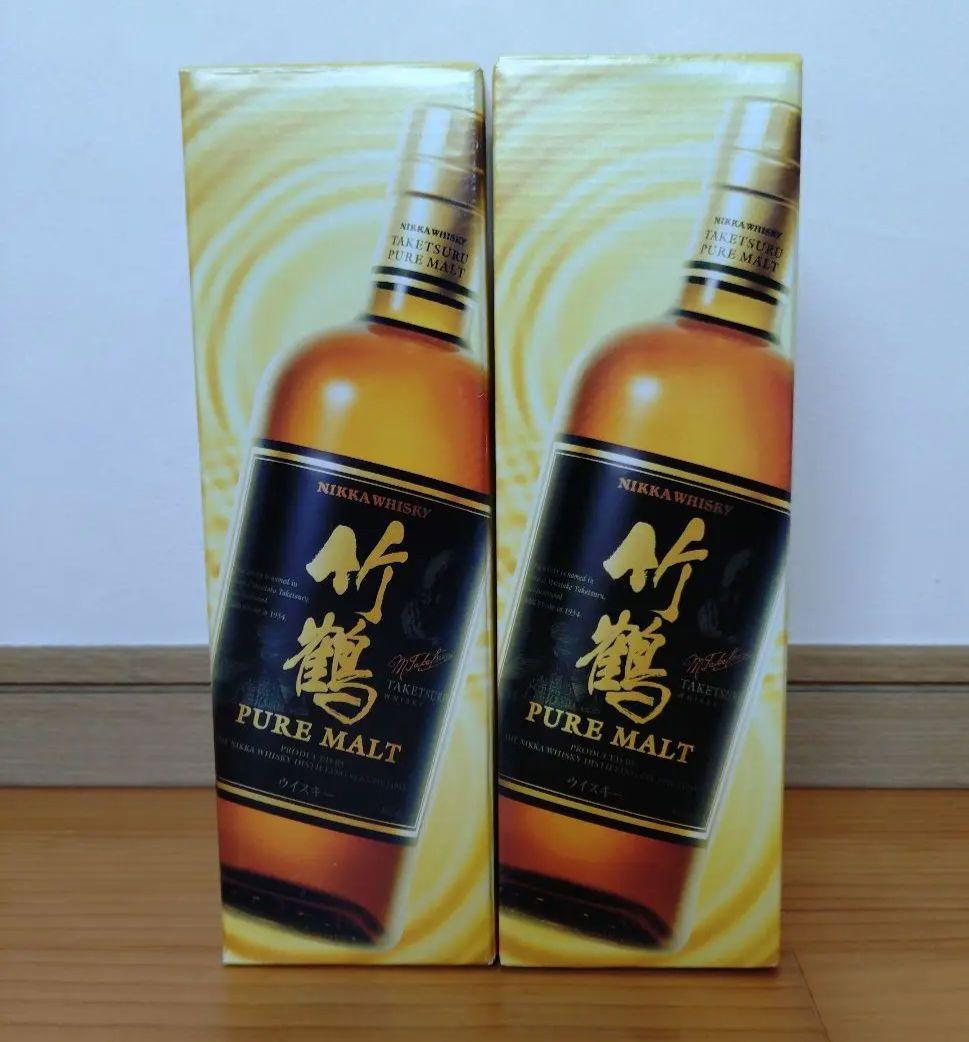 ニッカウイスキー ピュアモルト 黒ラベル 2本セット