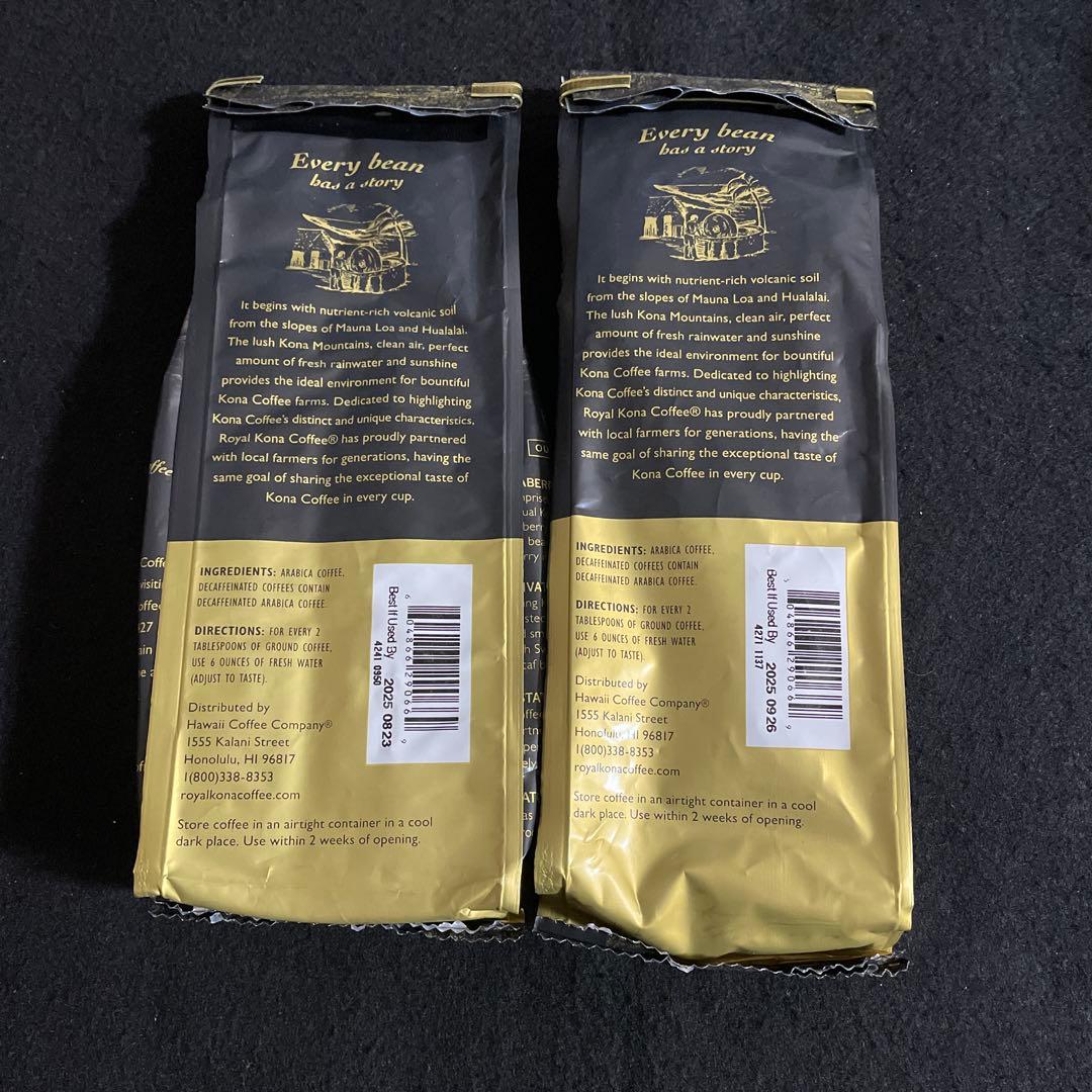  KONA coffee ロイヤル　コナ　コーヒー　粉タイプ2袋