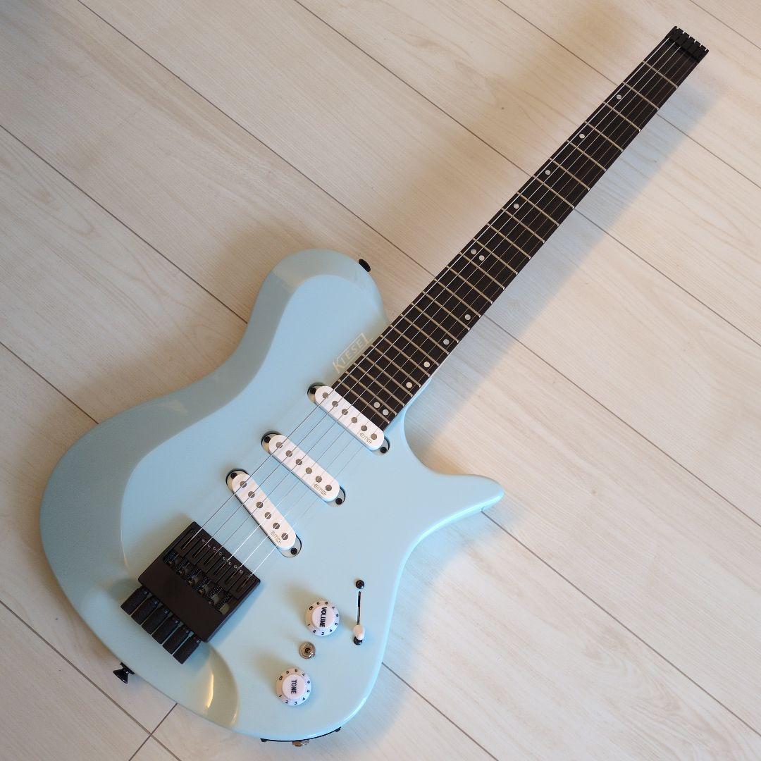 kiesel zeus ヘッドレス ステンレスフレット エボニー指板