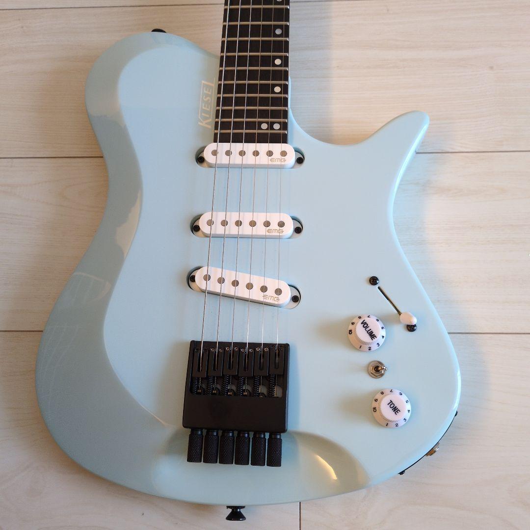 kiesel zeus ヘッドレス ステンレスフレット エボニー指板