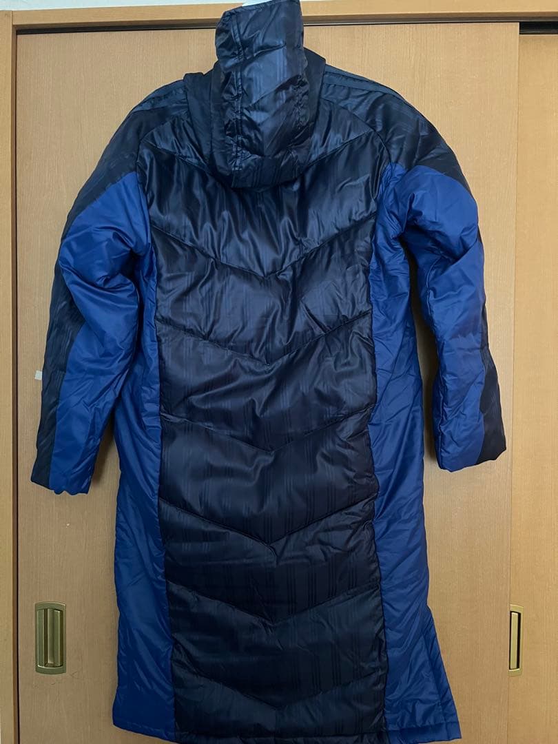 adidas ベンチコート Sサイズ コンネイビー