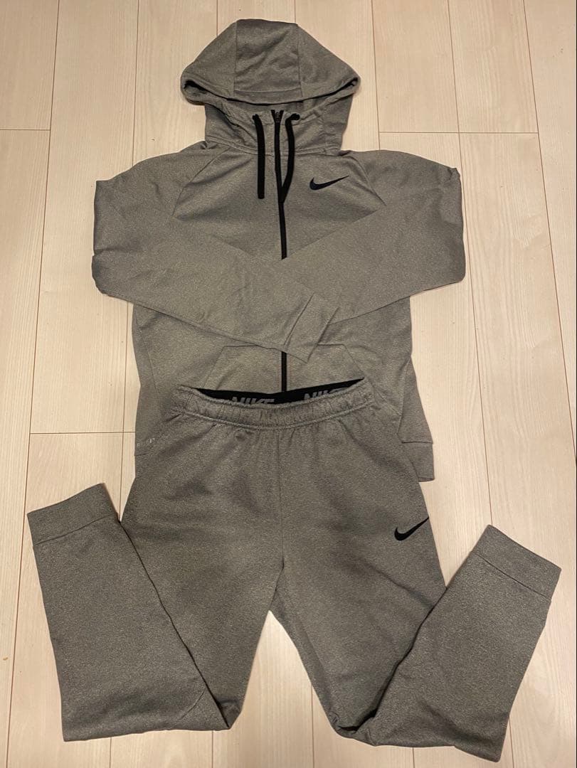 Nike DRI-FITグレー ジャケット パンツ 上下セット