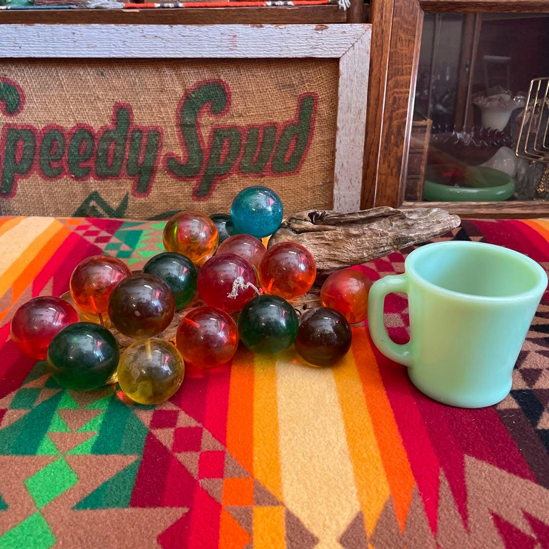 希少！50s〜60sミッドセンチュリー葡萄ぶどう置物アメリカアンティーク　USA