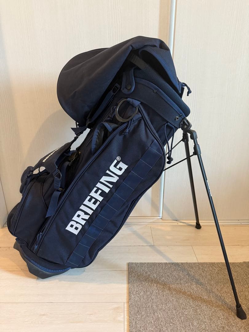 BRIEFING スタンド付きキャディバッグ ネイビー