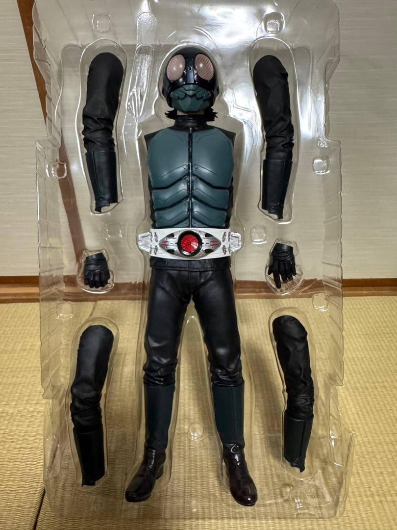 海洋堂　メガソフビ　シン・仮面ライダー　1号　開封品
