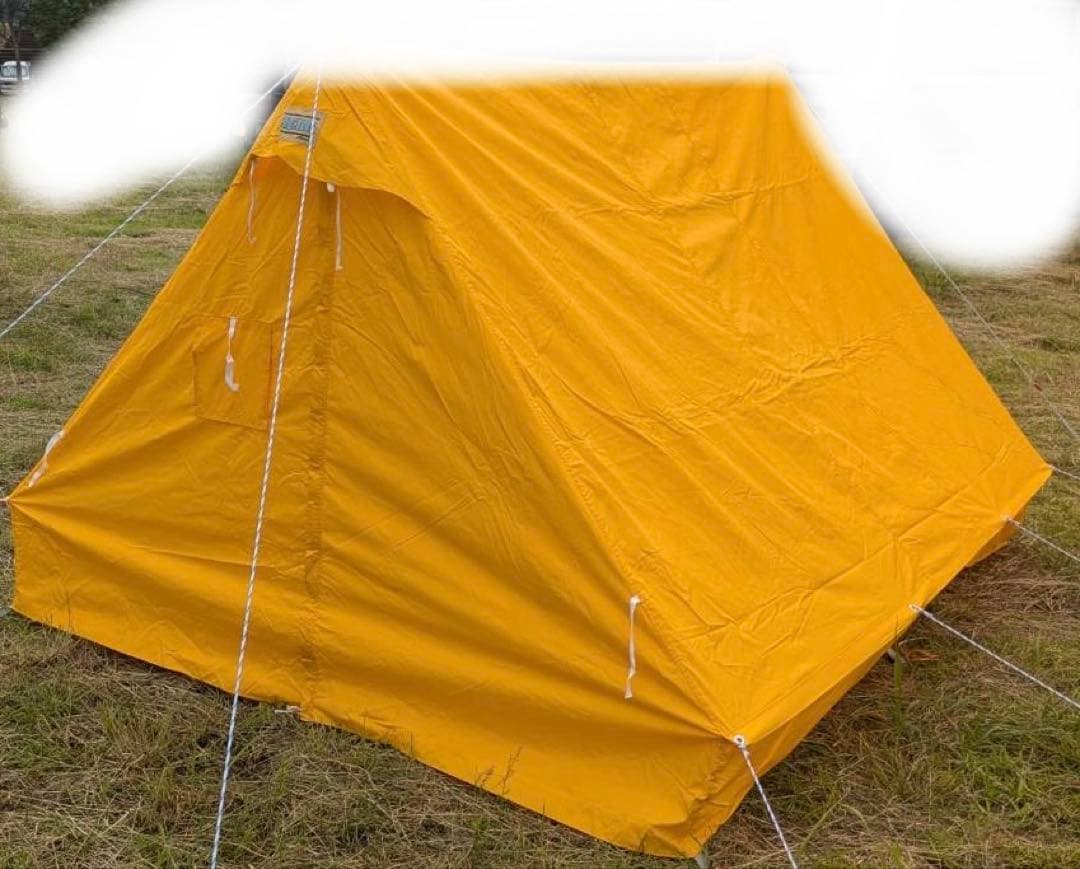 ［美品］ヴィンテージ　レトロ　三角　テント　＆　フライシート　セット