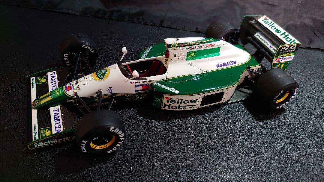 タミヤ 1/20 ロータス 102B 後期型 91年 日本GP M.ハッキネン