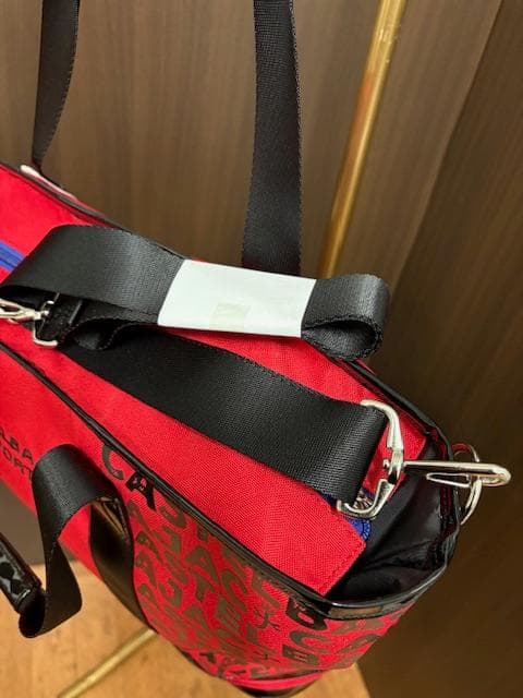 カステルバジャック CBT035 トートバッグ レッド/ブラック 新品