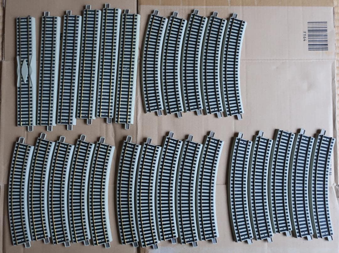 バンダイHOゲージ2503★ジャンク★立体新幹線ひかり号セット★