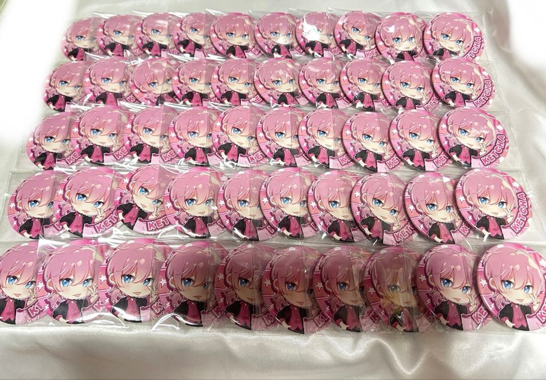 AMPTAK けちゃ 1st ファースト ライブ 缶バッジ デフォ 40個セット