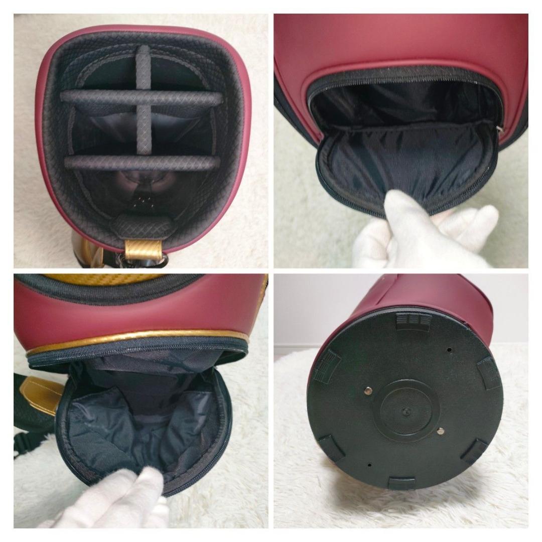 【極美品】 PING　ピン　キャディバッグ　ゴルフ　ボルドー　ゴールド