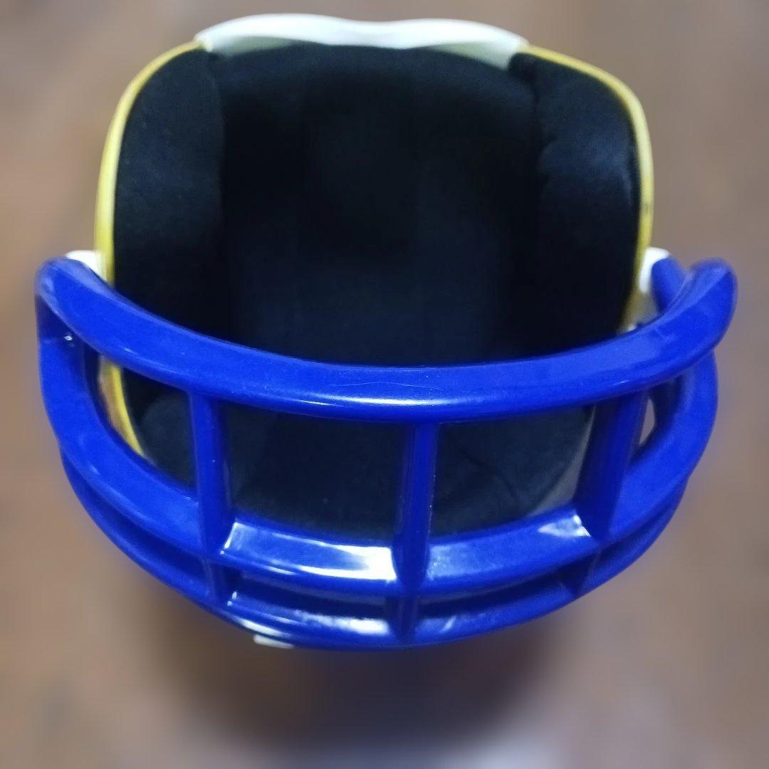 グリーンペイパッ カーズ、ヘルメット レプリカ、イエロー/ブルー