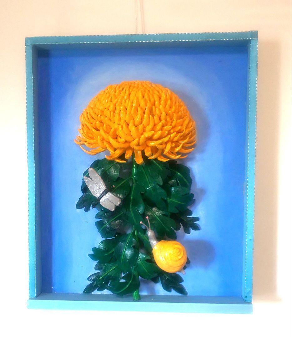 菊と近寄る昆虫