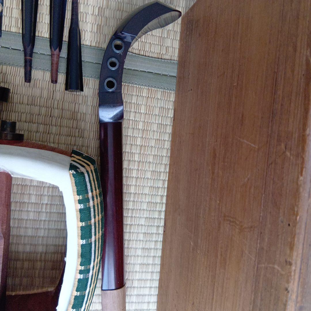 義太夫三味線本体 　文楽　木箱付き