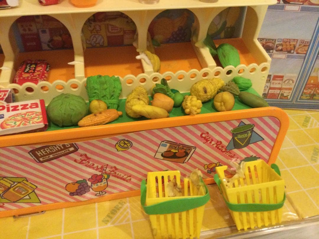 注目！旧タカラ　リカちゃんのおしゃべりストア　人形4体着き　昭和レトロ　ジャンク