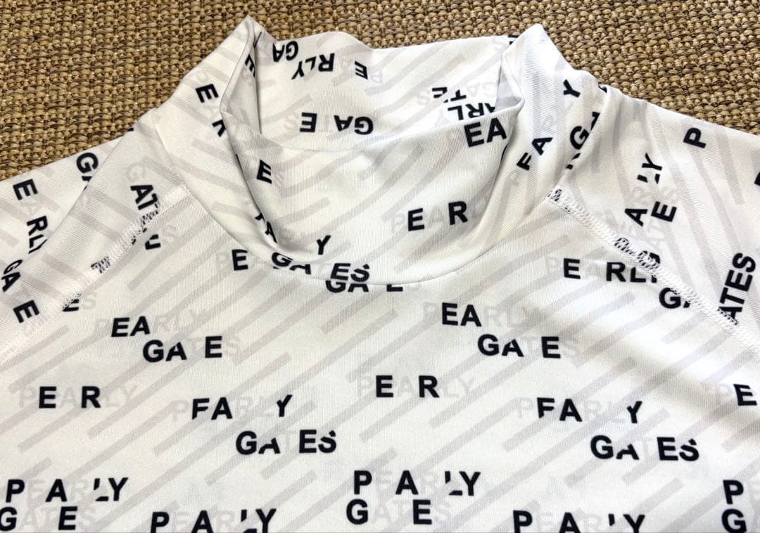 新品未使用 パーリーゲイツ/長袖ハイネックカットソー(6)XL