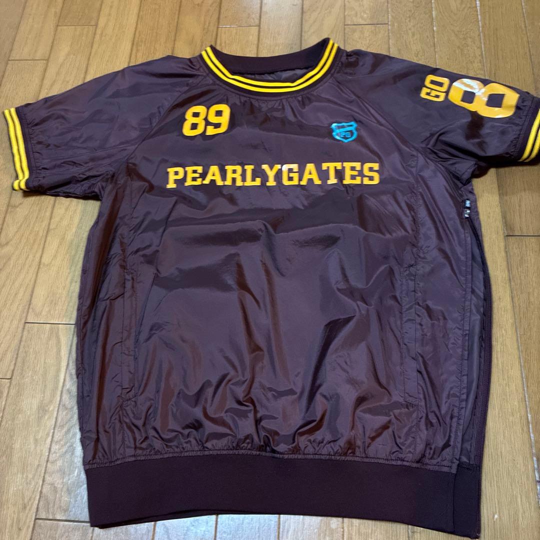 PEARLY GATES ブラウン 半袖ジャケット サイズ4