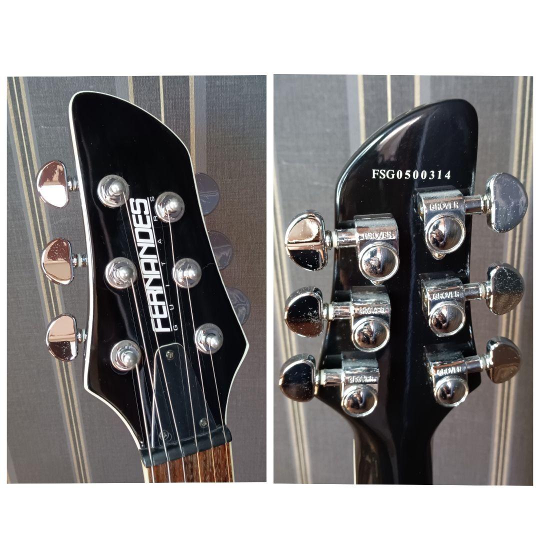美品 FERNANDES フェルナンデス エレキギター キルトメイプル ストラト
